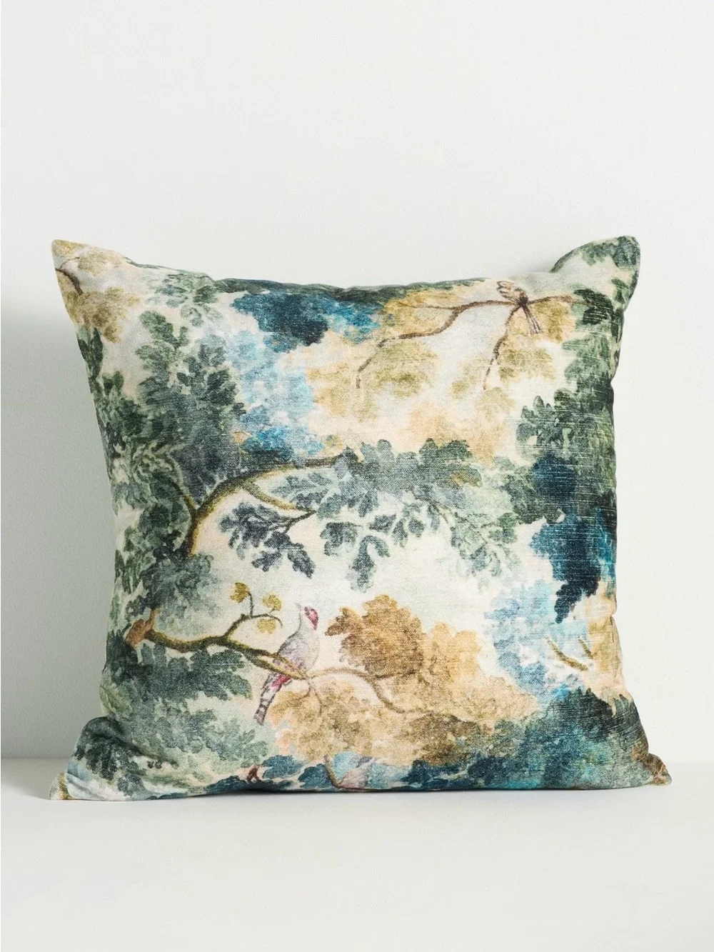 Anthropologie Velvet Printed Pillow, Judarn